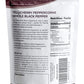 Viva Doria Tellicherry Peppercorn, Whole Black Pepper, Steam Sterilized Black Peppercorns, 12 Oz