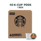 Starbucks Decaf K-Cup Coffee Pods, House Blend, 40 Count, Compatible with Keurig malt-inspired