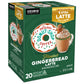 The Original Donut Shop One Step Latte, Frosted Gingerbread, Keurig Single Serve K-Cup Pods, 20 Count