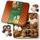 Thanksgiving Gift Basket, Assorted Gourmet Dark And White Chocolate Truffles, Holiday   In Elegant Gift Box, Bonnie And Pop