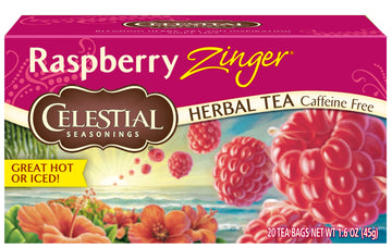 Celestial Seasonings Raspberry Zinger Herbal Tea, 20 Ct