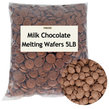 Milk Chocolate Melting Wafers - 5 pounds of Milk Chocolate Cocoa Lite, Perfect for Melting and Dipping, Premium Quality Chocolat