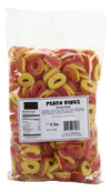 Dr. Snack Gummy Candy, Peach Rings, 5 Pound