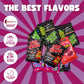 Munchbox Pop Rocks Candy - Bulk 108 Packets, 9 Assorted Flavors, Individually Wrapped, Blue, 108 Count