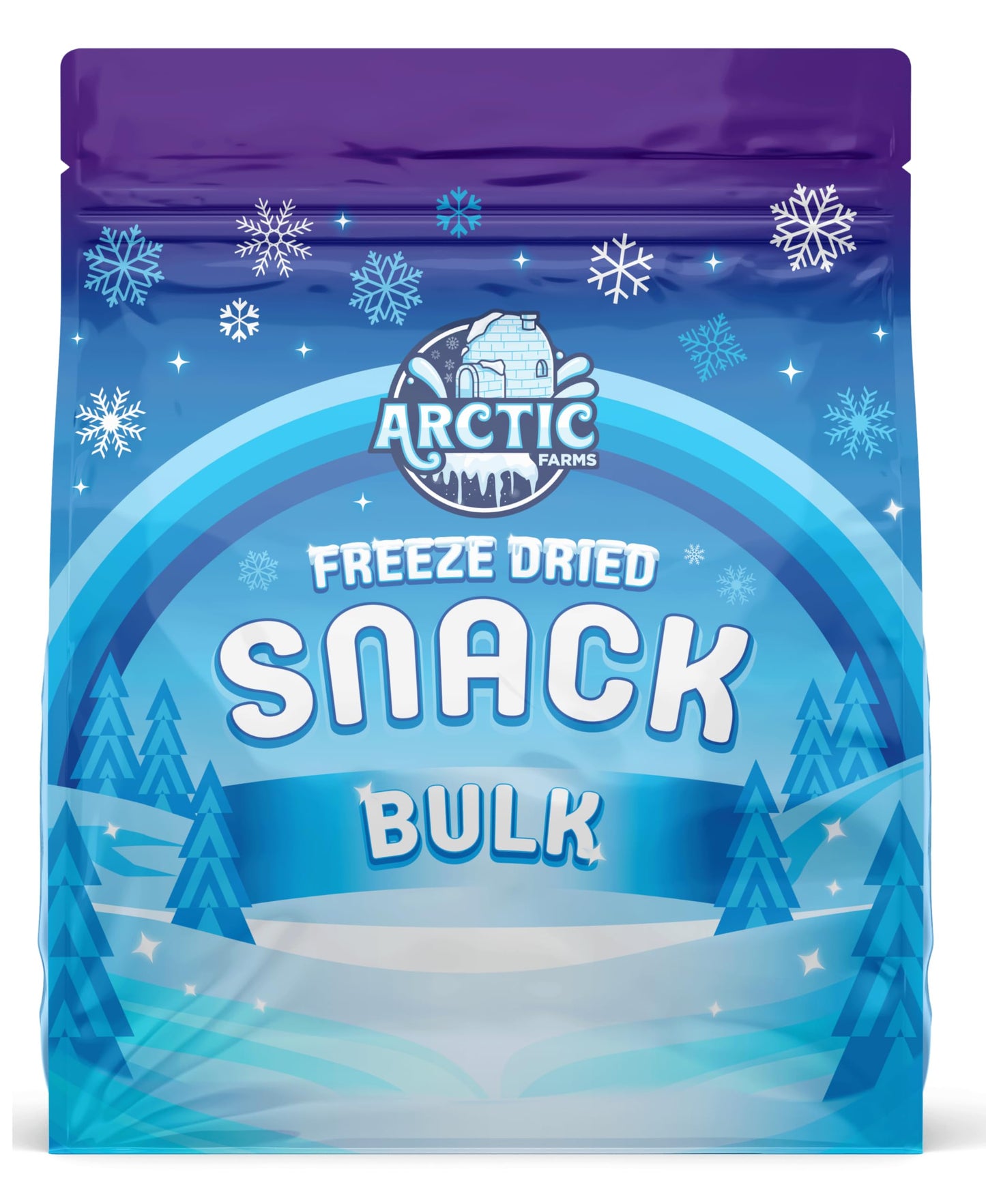 Arctic Farms Freeze Dried Ice Cream Bits Bagged And Boxed - Does Not Melt (Cookies & Cream, 1Lb)