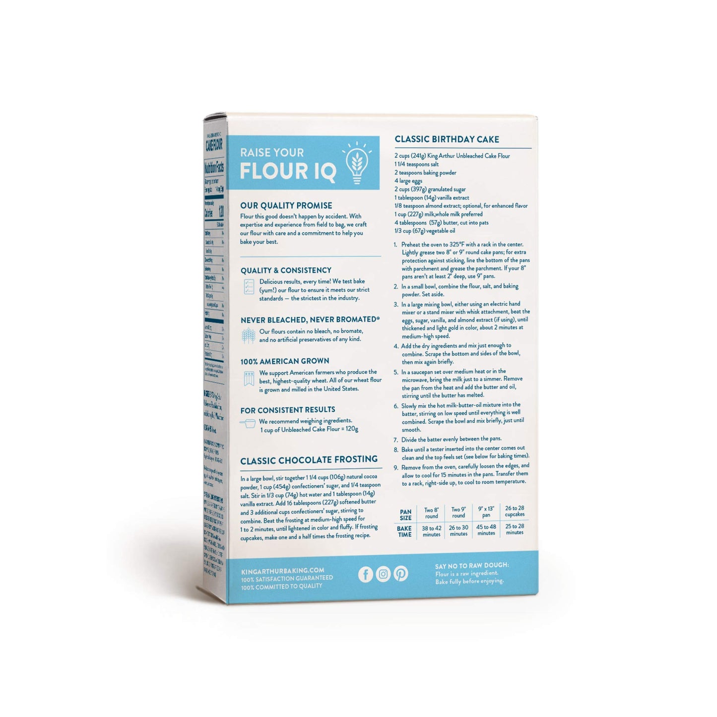 King Arthur Unbleached Cake Flour Blend, 2 Pounds (Pack Of 6) - Packaging May Vary