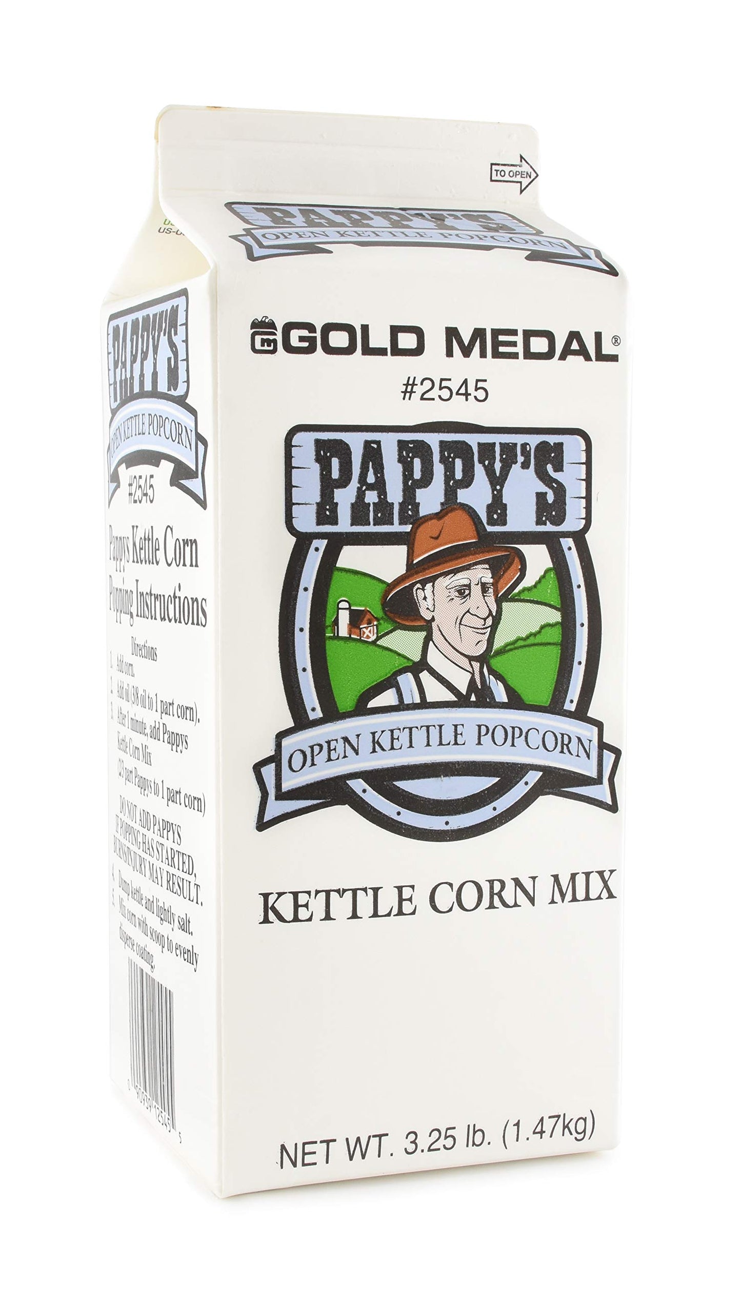 Snappy Gold Medal Pappys Kettle Corn Popcorn Mix, 3.25 Lb