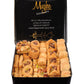 Mughe Gourmet Luxury Baklava Pastry Metal Gift Box - 1.65lb/750g - Rich Pistachios, Walnuts, Cashews Double Layered Halal Baklaw