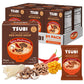 Tsubi Soup Freeze-Dried Miso Soup Packets - Vegan, Gluten-Free, 24 Packs - Red Miso (Spicy Mushroom) - Instant & Easy Mix