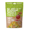 Woodridge Snacks | Vacuum Fried Brussels Sprouts with Sticky Rice Chips | Thai Chili Sauce Flavor | 6 Pack | 1.06 OZ (30g) Bags