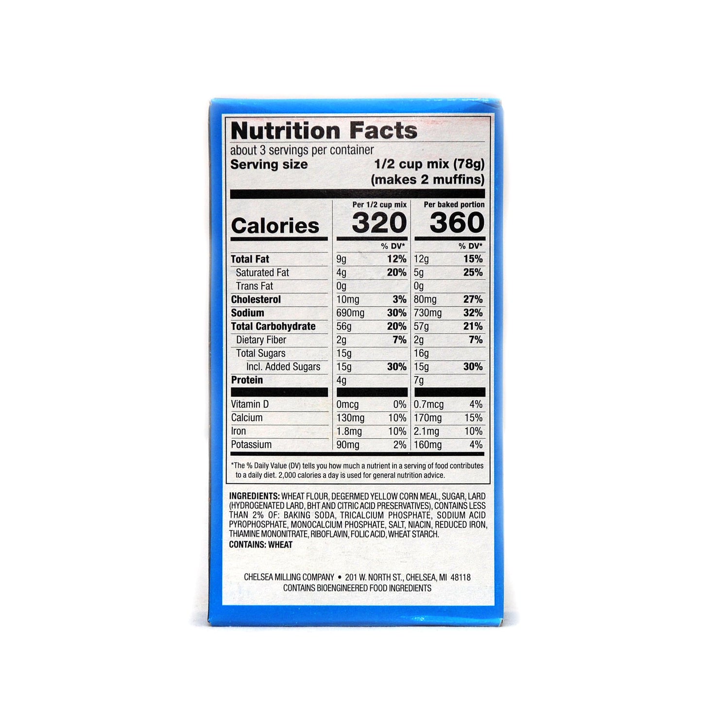 BOUNTIVA Jiffy Corn Muffin Mix, Pack of 12, 8.5oz Boxes, Includes JFS Recipe Card, Yellow