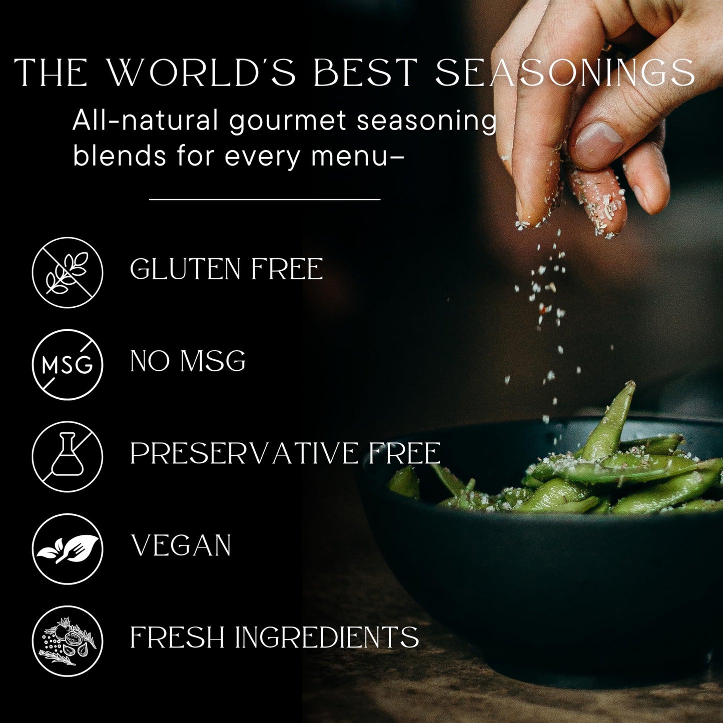 Borsari Original Seasoning Salt - Seasoned Salt Blend - Gourmet Seasonings With Herbs And Spices - All Natural Seasoning Blend F