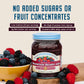 Natures Hollow Sugar Free Mountain Berry Jam, Vegan, Gluten Free, 10 Fl Oz, Pack of 6