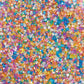 Sentovac Colored Sugar Crystals For Baking Edible Rainbow Coarse Large Crystals Sparkling Sugar Sprinkles For Baking Topping Cak