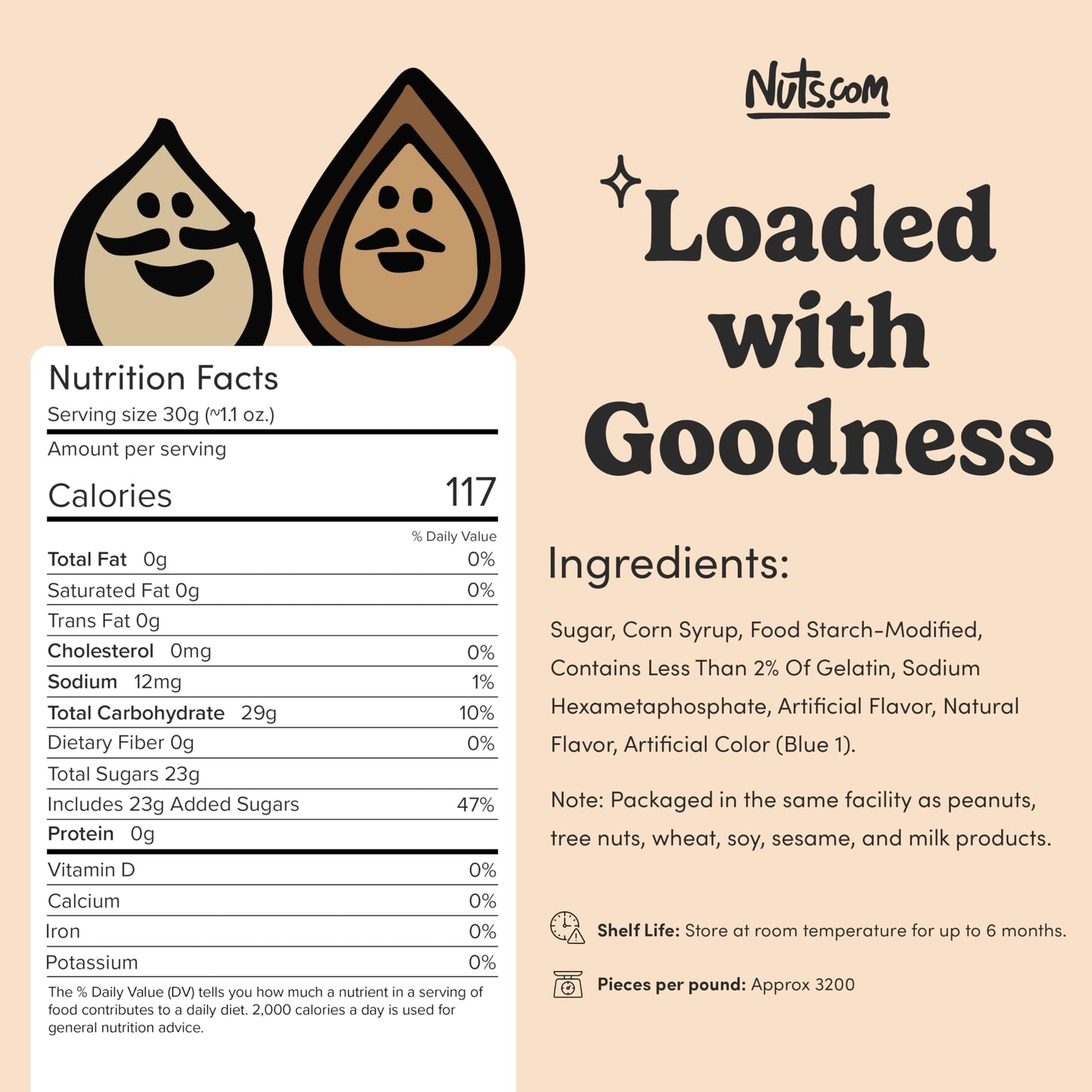 Nuts.Com Dehydrated Marshmallows Mini - Premium Freeze Dried White Vanilla Cereal Marshmallows For Hot Chocolate Cocoa, Ice Crea