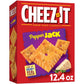 Cheez-It Cheese Crackers, Baked Snack Crackers, Office And Kids Snacks, Pepper Jack, 12.4Oz Box (1 Box)