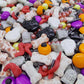 Halloween Sprinkles Mixed Color Eyes & Gravestones & Bones & Skull Cake Decorations Topper Edible Themed Sprinkles For Cookie De