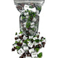 Assortit Chocolate Filled Mints - Hard Candies - 1 lb - Individually Wrapped - Refreshing After Dinner Treat - White