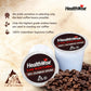 HealthWise Coffee K-Cups, Low Acid for Sensitive Stomachs, 12 Count Pack, Available in 4 Flavors