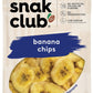 Snak Club All Natural Banana Chips, Gluten Free, Non-GMO, 5.5-Ounces (6-Pack)