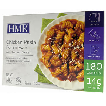 6-Pack Hmr Chicken Pasta Parmesan Entr  E | Pre-Packaged Lunch Or Dinner To Support Weight Loss | Ready To Eat | 14G Of Protein