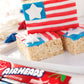 Airheads Mini-Size Bars Red, White & Blue, Taffy Candy Assorted Bag, Individually Wrapped Candy, Three Assorted Flavors, 12Oz