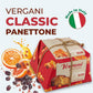 Vergani Classic Panettone, Pack Of 2 - Artisan Holiday Bread, Festive Dessert, Enhanced Gift, Traditional Baked Loaf - 750G (1.65 Lb) X2