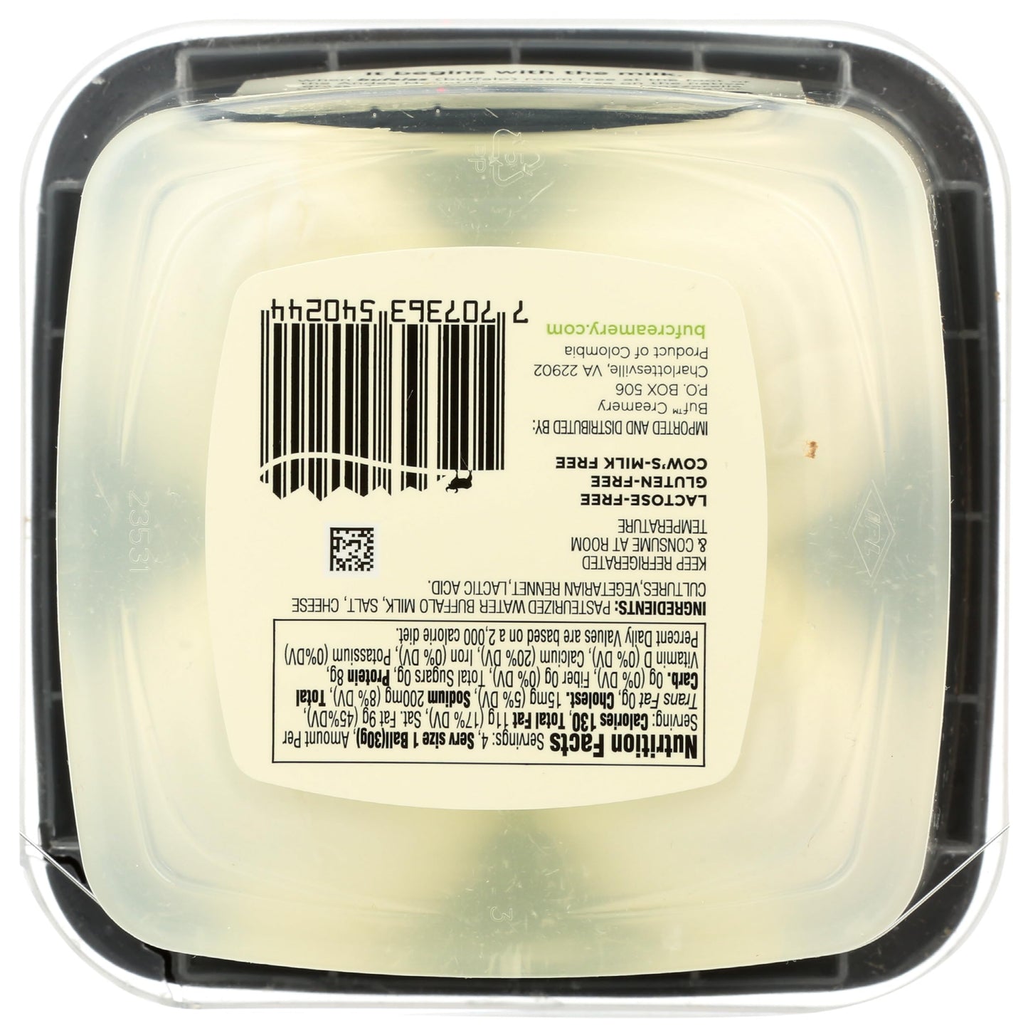 BUF CREAME Mozzarella di Bufala Bocconcini, 7 OZ