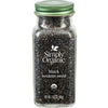Simply Organic Black Whole Sesame Seed, 3.28-Ounce Jar, Pure, Organic, Un-Hulled, Crunchy, Nutty Umami Flavor, Toasty & Smoky