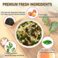 Egg Flower Soup Mix, Vegetable Mix Soup with 4 Flavors (Laver, Spinach, Mushroom, Tomato), 0.3 Ounce (20 Pack)