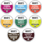 Maud s Organic Coffee Pods Variety Pack, 56 ct, 8 Assorted Flavors, Recyclable Single Serve Pods - 100% Arabica Coffee, Compati