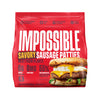 Impossible Sausage Patties Made From Plants, Savory, Frozen, Fully Cooked, 8 Patties, 12.8 oz