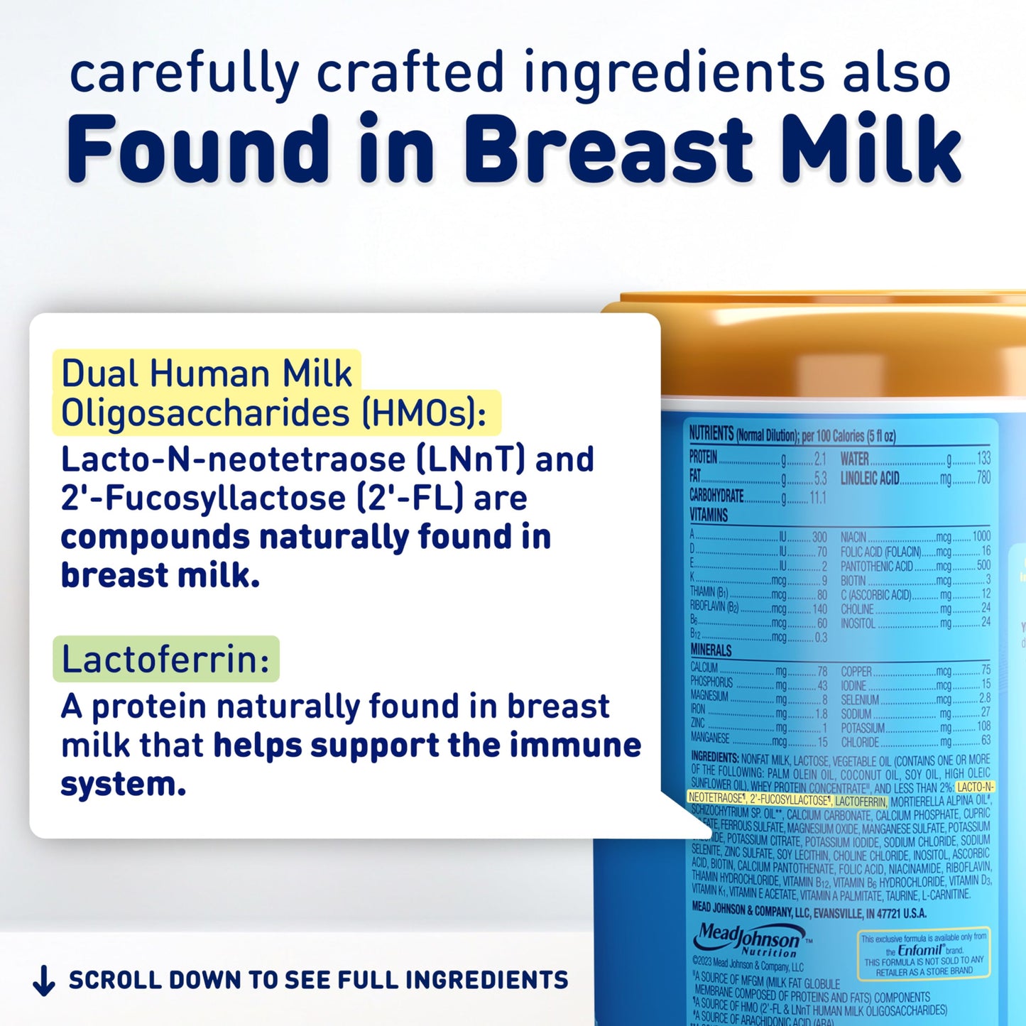 Enfamil Enspire Optimum Baby Formula, With Immune-Supporting Lactoferrin, Our Closest Formula To Breast Milk, Brain Building Dha