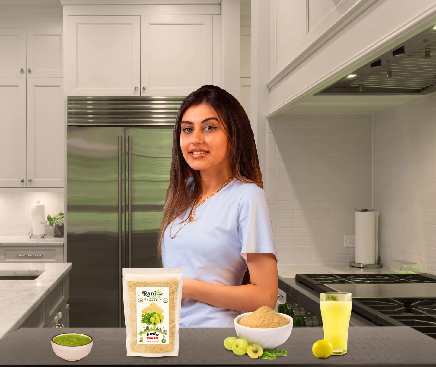 Rani Organic Amla Powder (Gooseberry Powder) 7Oz (200G) ~ All Natural | No Color | Gluten Friendly | Vegan | Non-Gmo | Kosher |