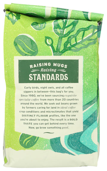 Whole Foods Market, Organic Early Bird Blend, Medium Roast Whole Bean Coffee, Cocoa & Roasted Nuts, 12 Ounce