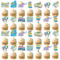 40Pcs Oh The Places You'Ll Go Decorations Oh The Places You'Ll Go Cupcake Topper Kindergarten Graduation Cupcake Decorations Gra