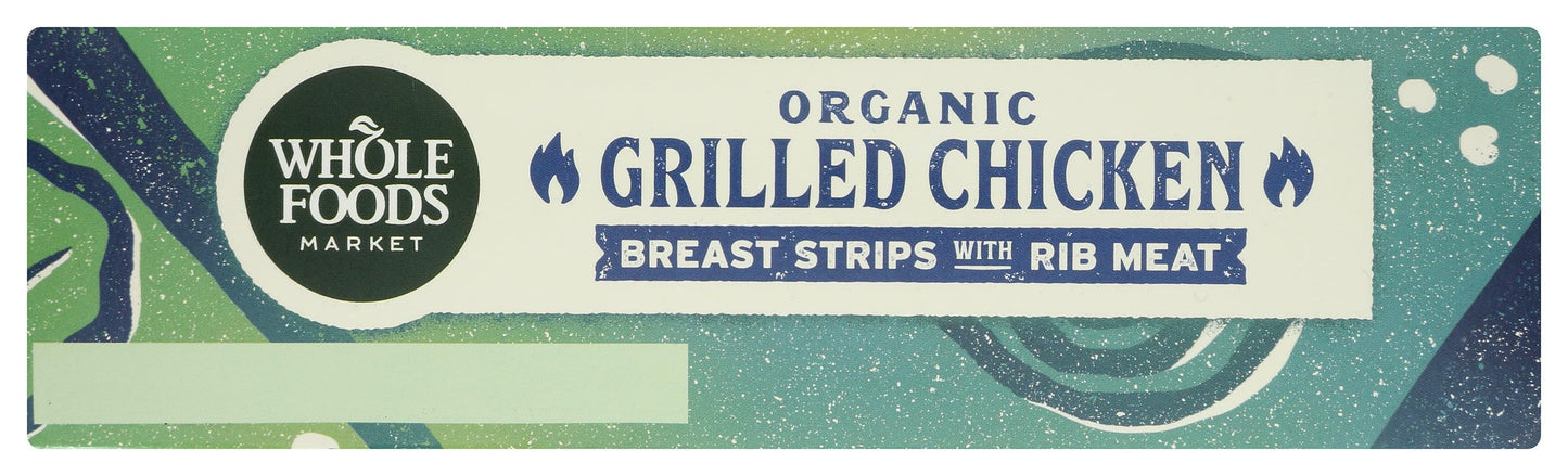 Whole Foods Market, Organic Grilled Chicken Breast Strips, Step 3, 8 Ounce