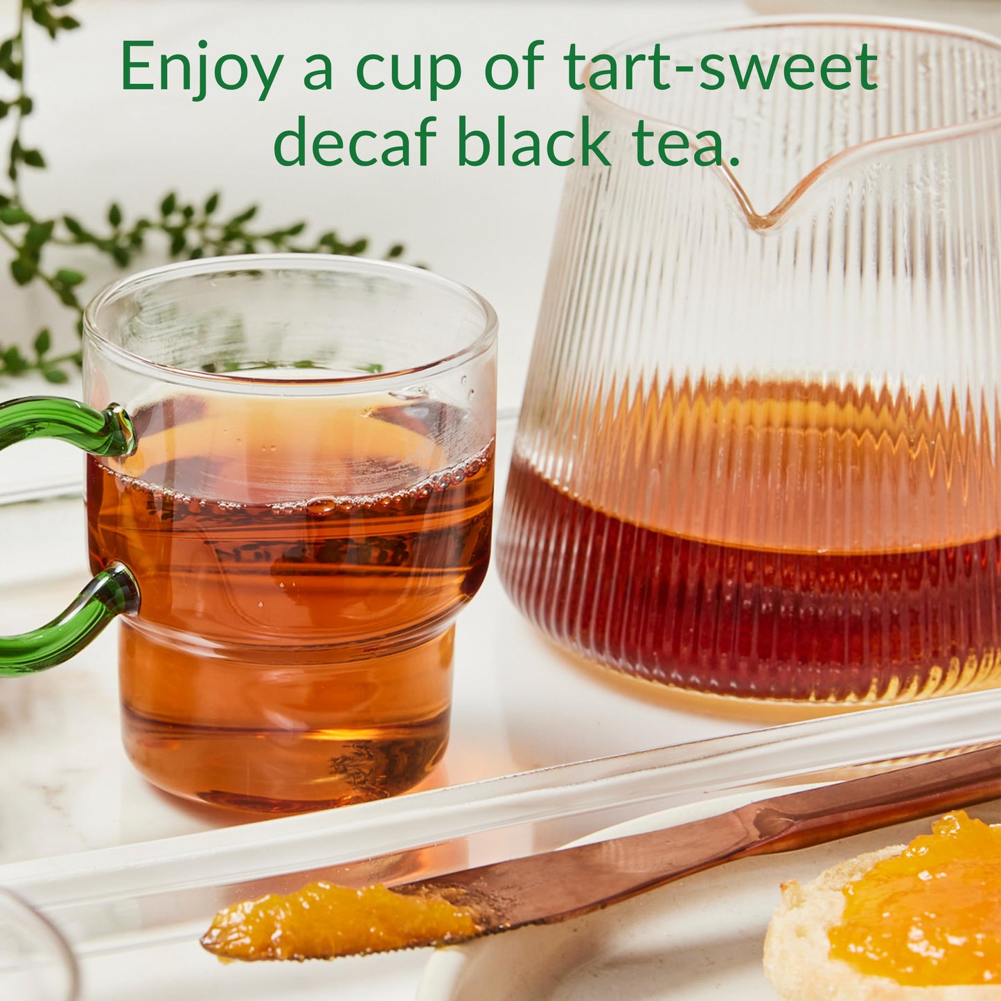 The Republic of Tea Decaf Apricot Black Tea, 50 Tea Bags, Environmentally-Friendly, 50 Count