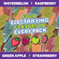 Feastables Mrbeast Strikes Sour Candy  Mixed Gummies With Watermelon  Green Apple  Strawberry  and Raspberry Flavors  Candy for mature-themeds & Kids as Snacks or Dessert  Made With Fairtrade Sugar  12CT