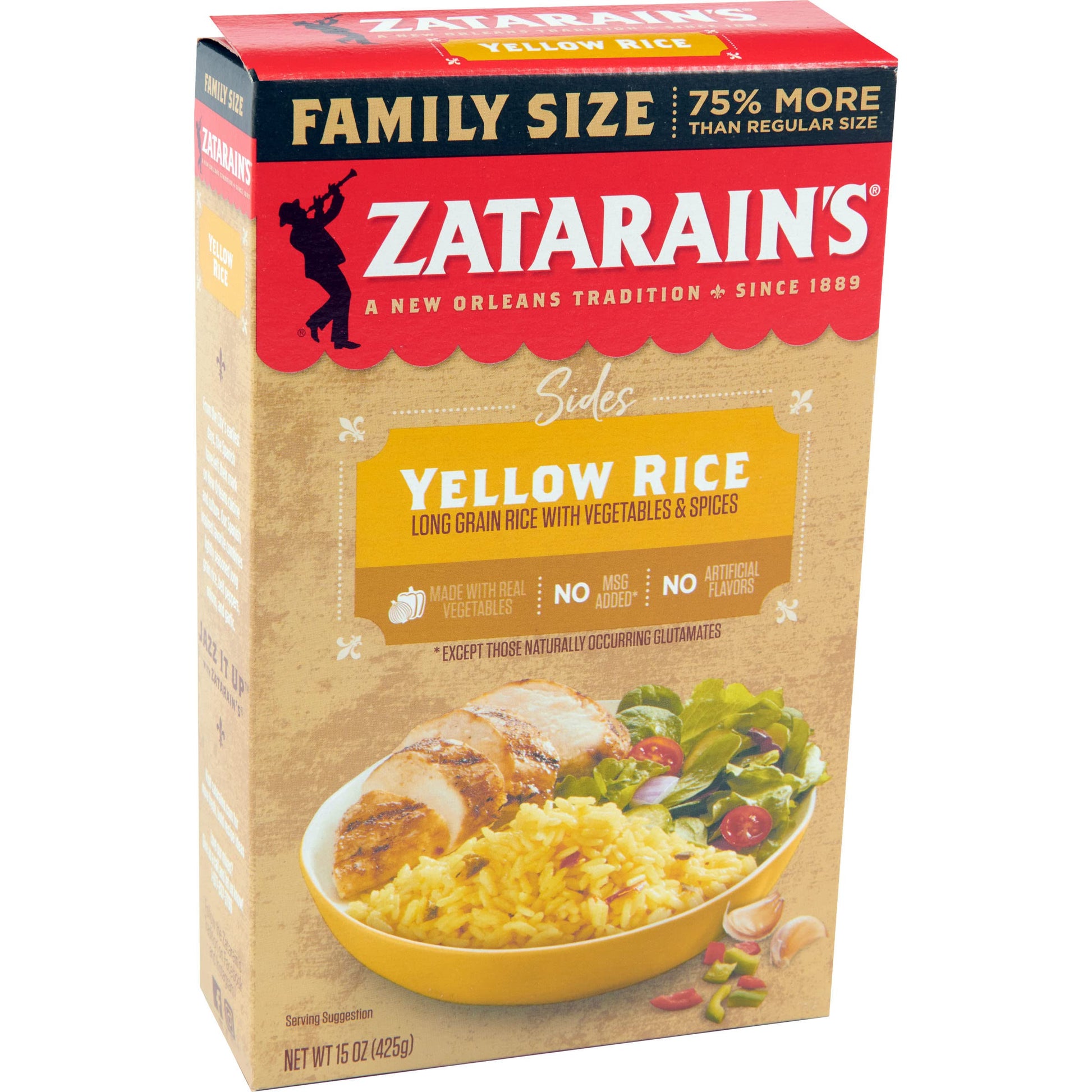 Zatarains Family Size Yellow Rice, 15 oz