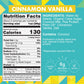 Taali Cinnamon Vanilla Water Lily Pops (6 Resealable Bags) - Sweet Roasted Fox Nuts Makhana Snack | Crunchy Indian Healthy Snack