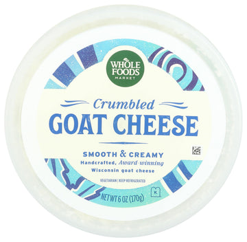 Whole Foods Market Goat Cheese Crumbles, 6 oz