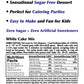 Gramzero White Sugar Free Cake Mix 2-Pack, Makes 2-13X9X2 Cakes, Stevia Sweetened
