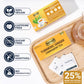 LeafLea Turmeric Ginger Herbal Tea Bags, 100% Natural, Caffeine-Free, 40 Bags, Vegan, Individually Wrapped for Freshness
