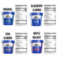 Folk Revival Keto Instant Oatmeal Variety Pack - 20G Of Protein, Low Carb, High Fiber, 2 Blueberry, 2 Maple Walnut, 1 Chai Almon