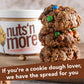 Nuts N More Chocolate Chip Cookie Dough Peanut Butter Spread, Added Protein All Natural Snack, Low Carb, Low Sugar, Gluten Free,