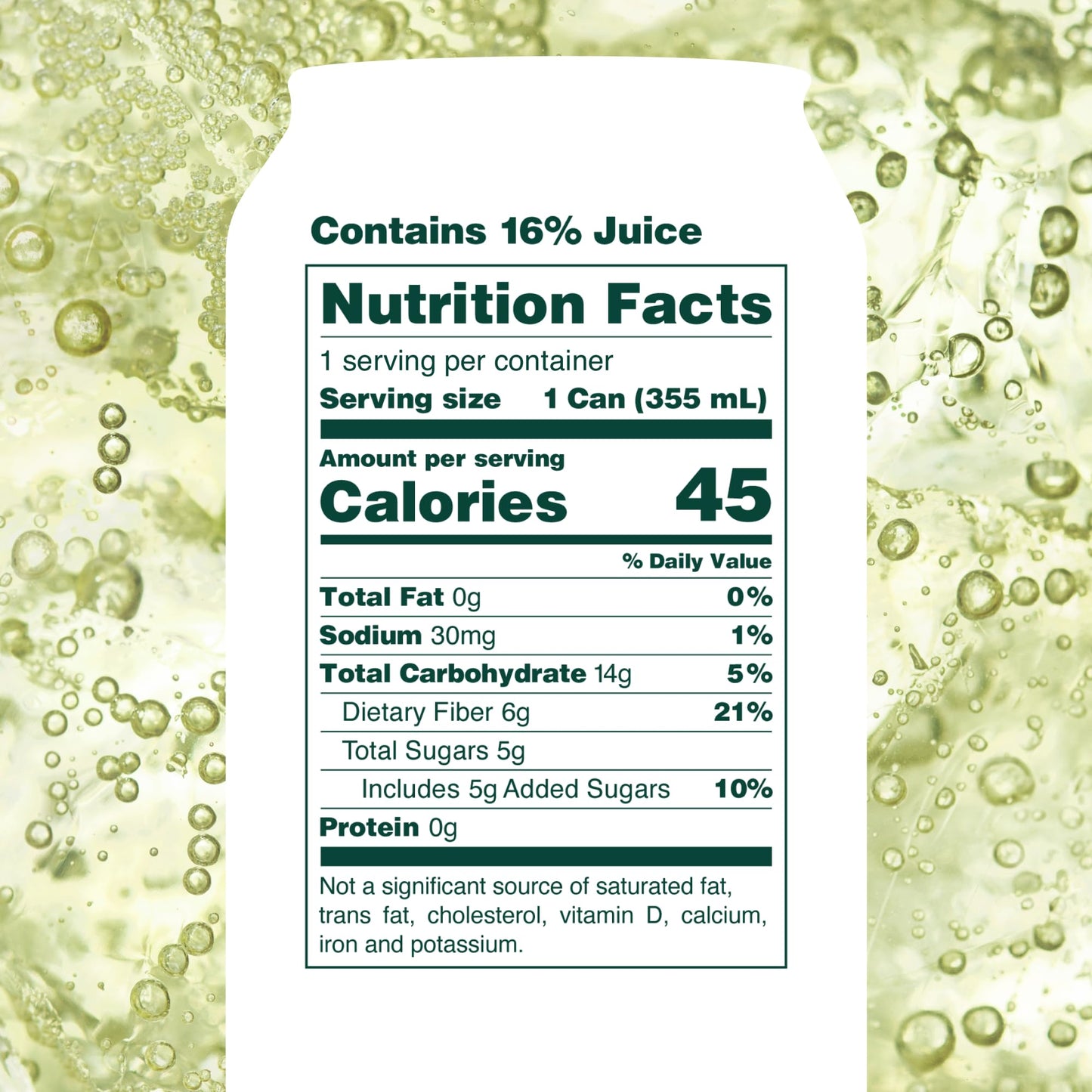 Olipop Prebiotic Soda Pop, Lemon Lime, Pantry Pack Packed With Prebiotics, Fiber, And Botanicals, Gluten Free, Vegan, Gmo Free,