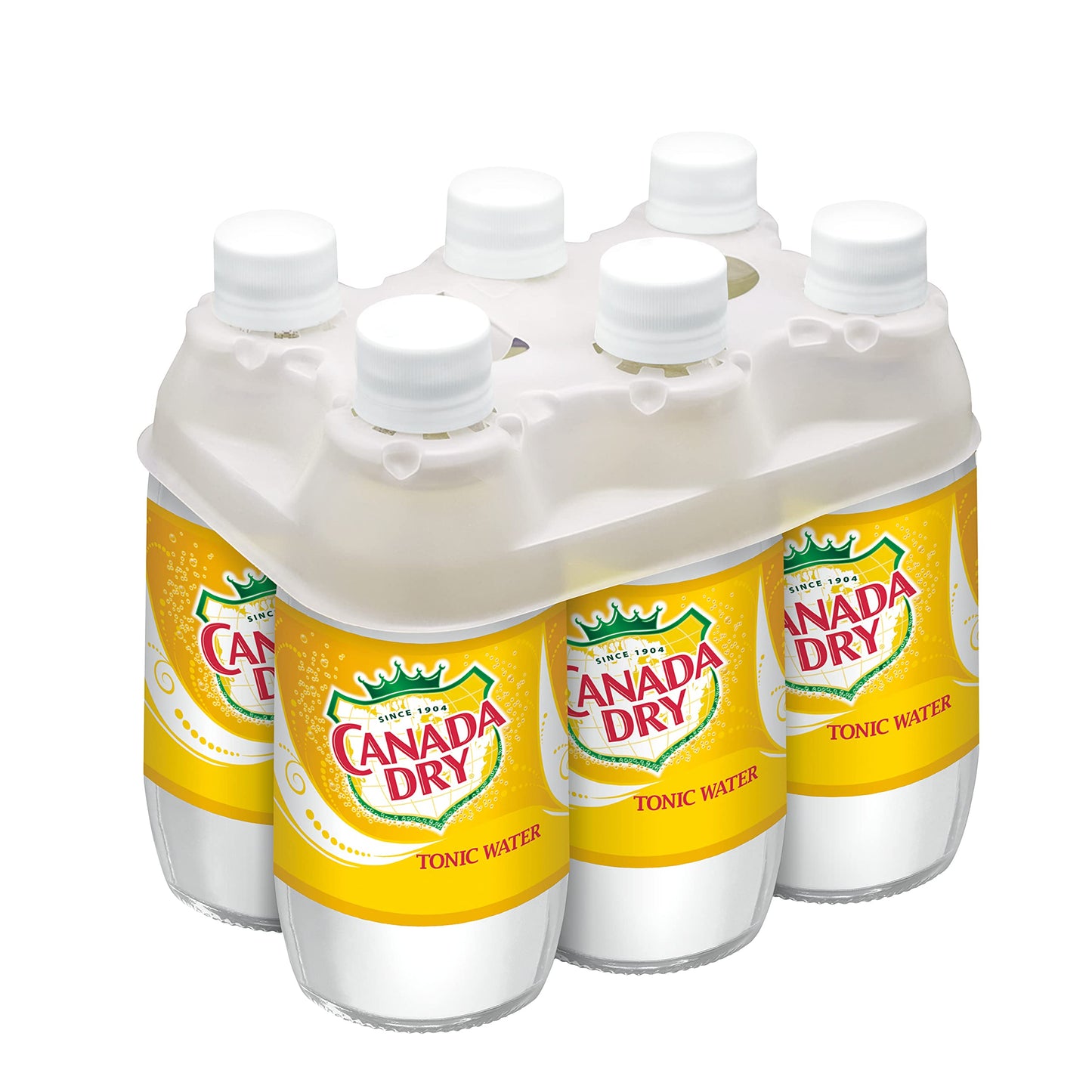 Canada Dry Tonic Water, 10 fl oz Glass Bottle, Pack of 6, Model DPSUSC800080324