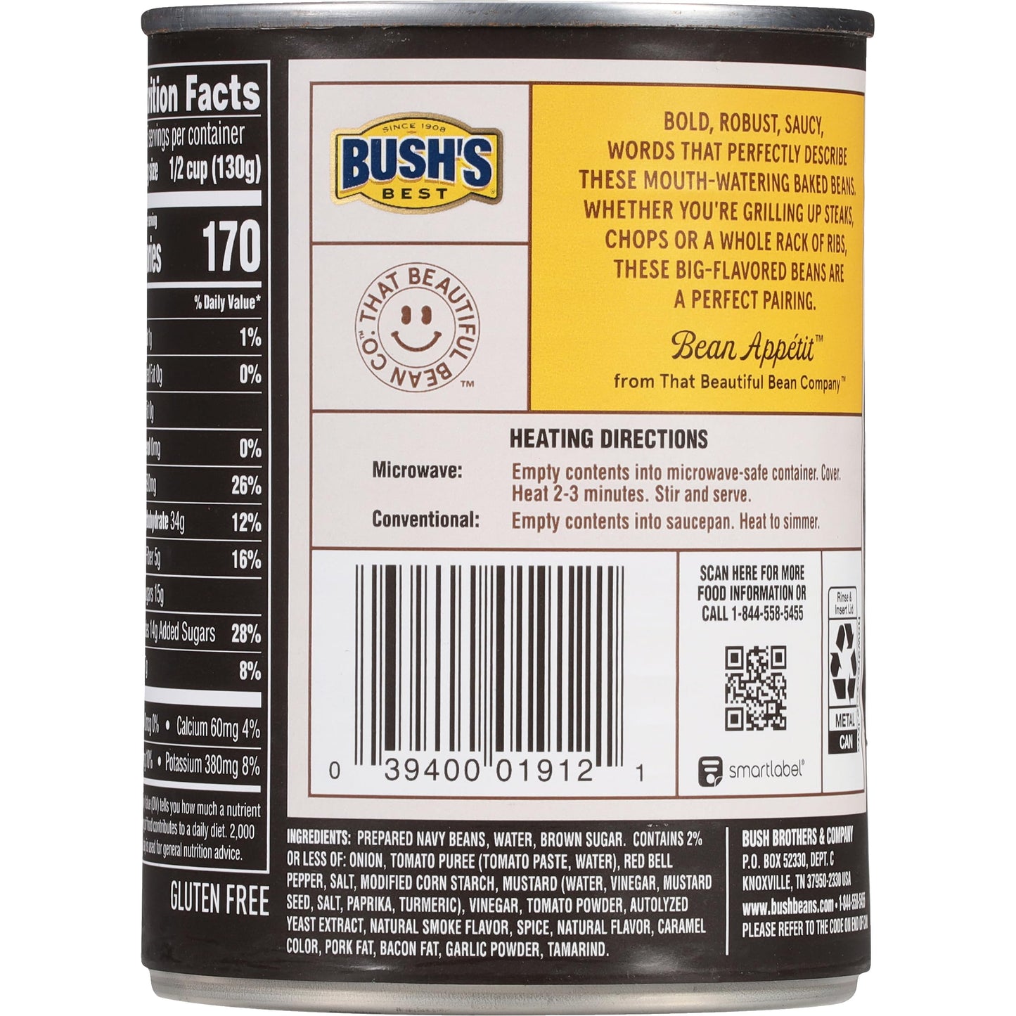 Bushs Best Smokehouse Tradition Grillin Beans, 22 Oz