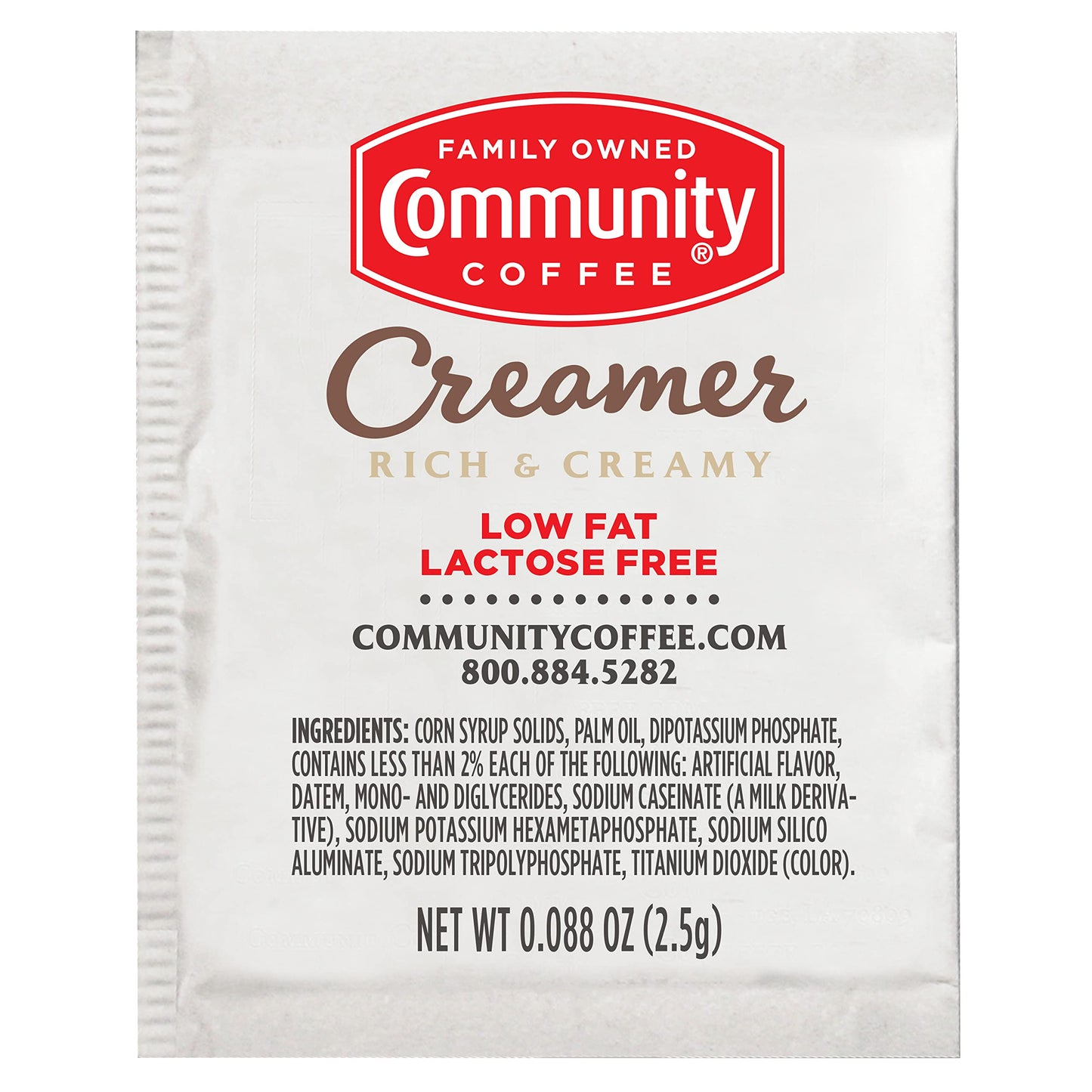 Community Coffee Creamer Bulk Pack Packets, 1000 Count